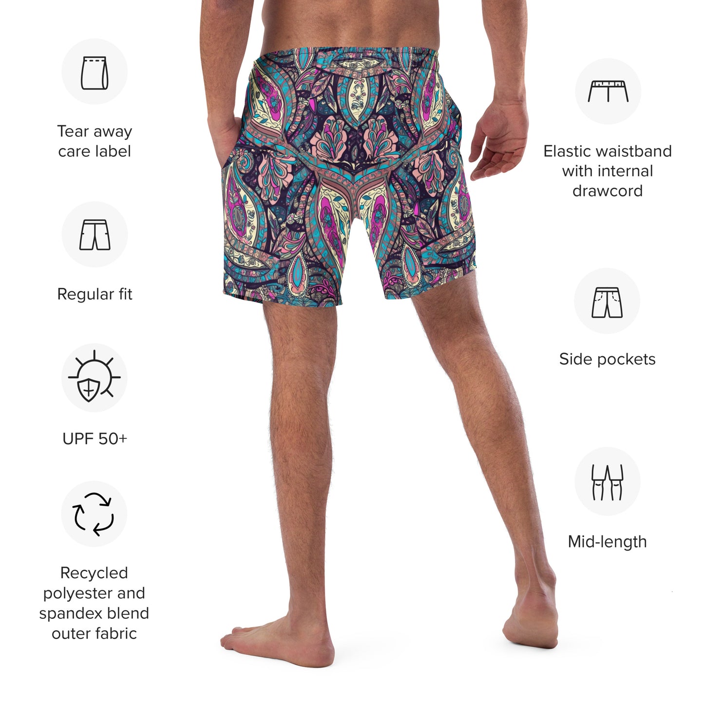 MOORSACHI Paisley - Swim Trunks II