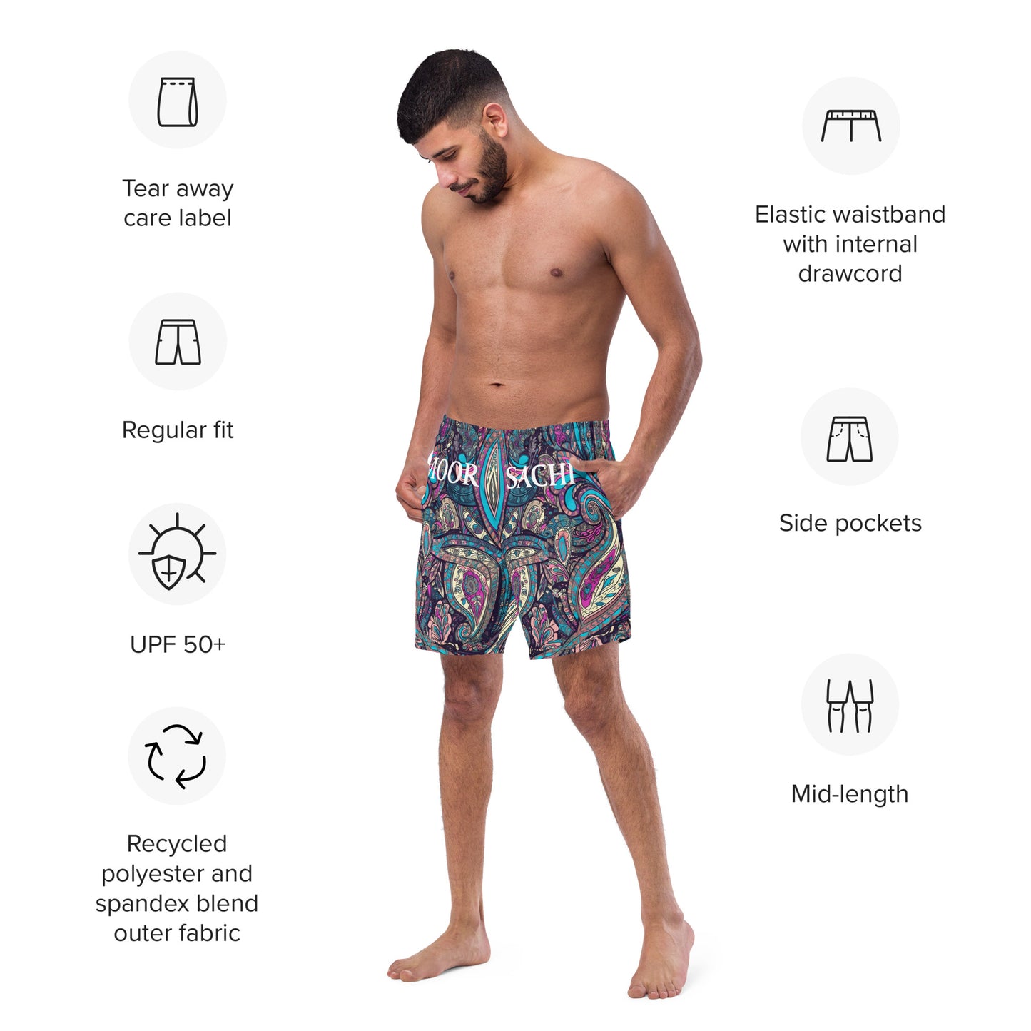 MOORSACHI Paisley - Swim Trunks II