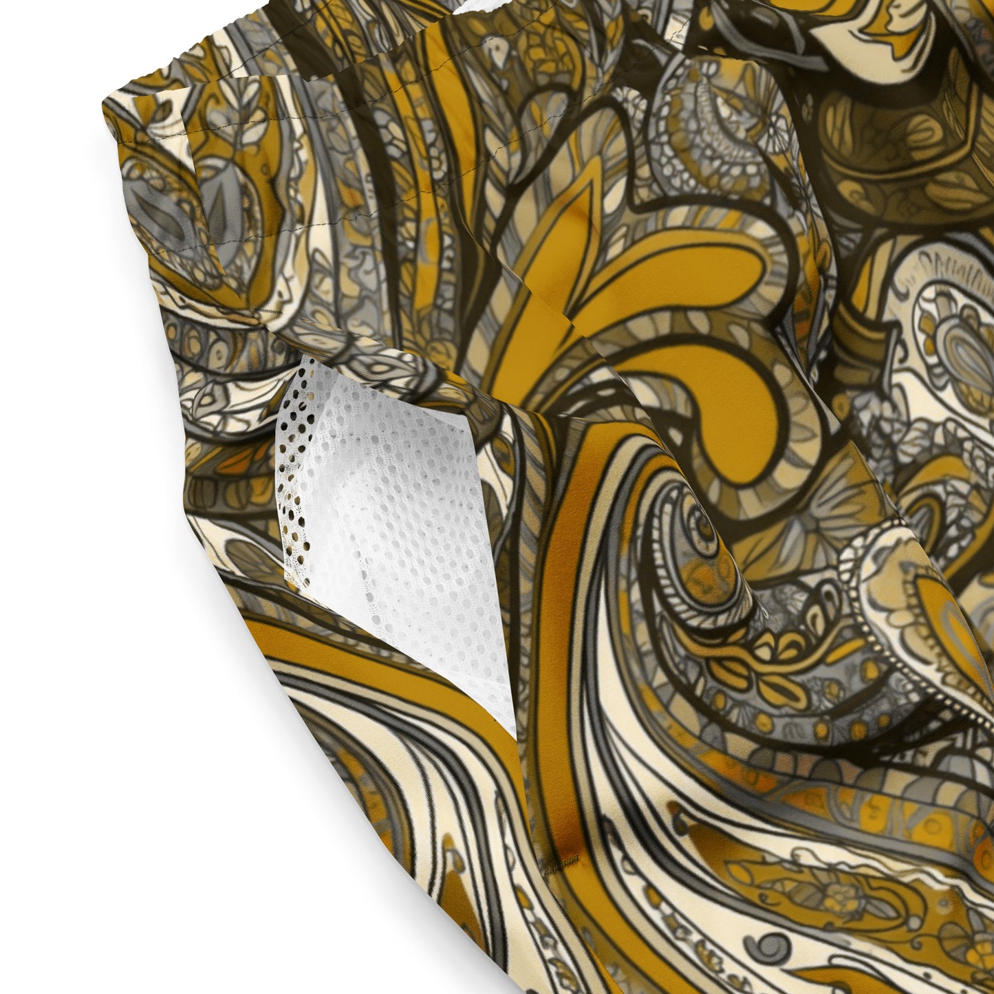 MOORSACHI Paisley Gold - Swim Trunks II