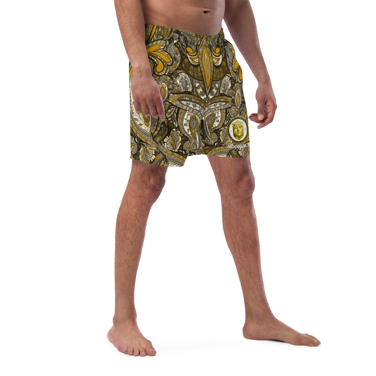 MOORSACHI Paisley Gold - Swim Trunks II