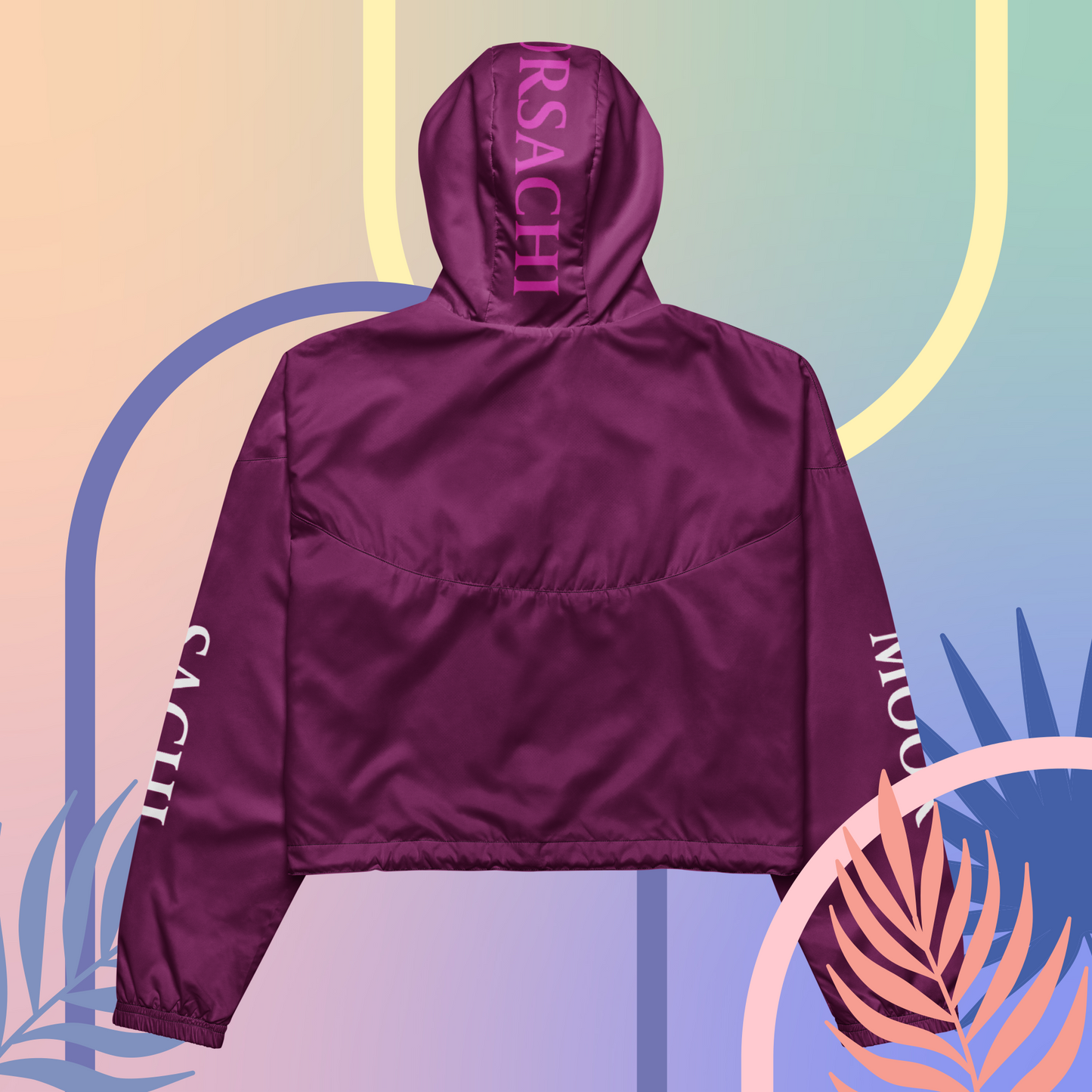 MOORSACHI CHIC - Women’s Cropped Windbreaker