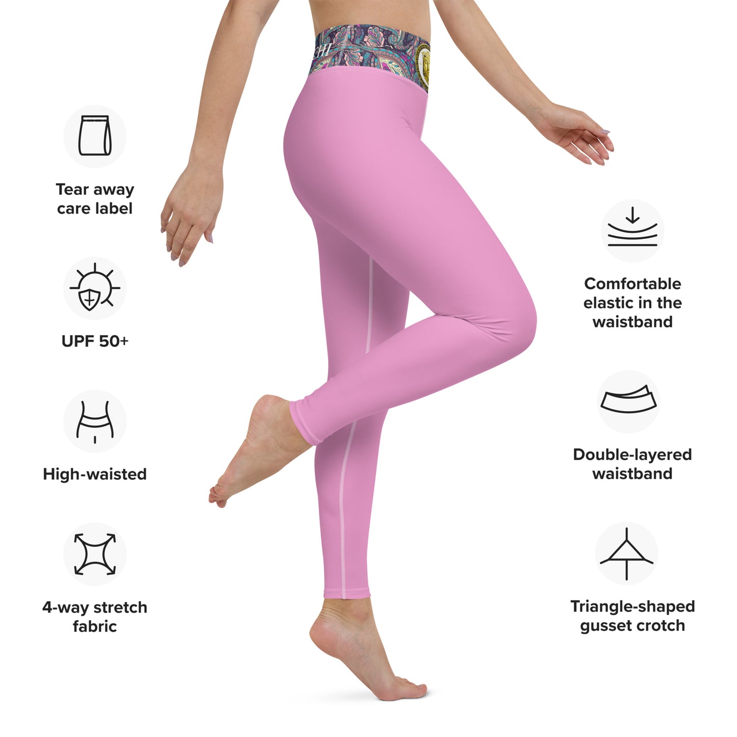 MOORSACHI FUCHSIA - Yoga Leggings II