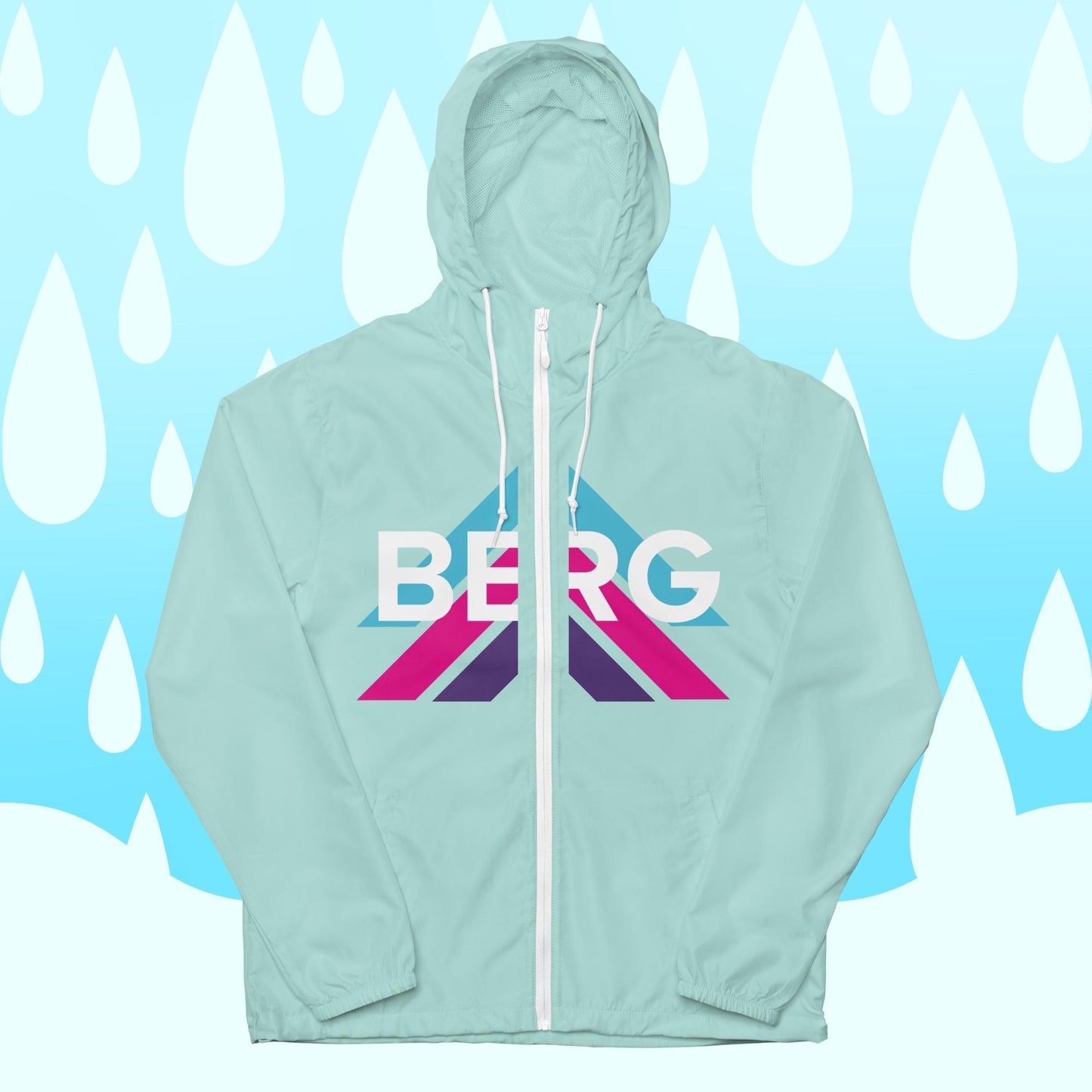 MOORSACHI BERG RAIN PANDA - Unisex Lightweight zip up windbreaker