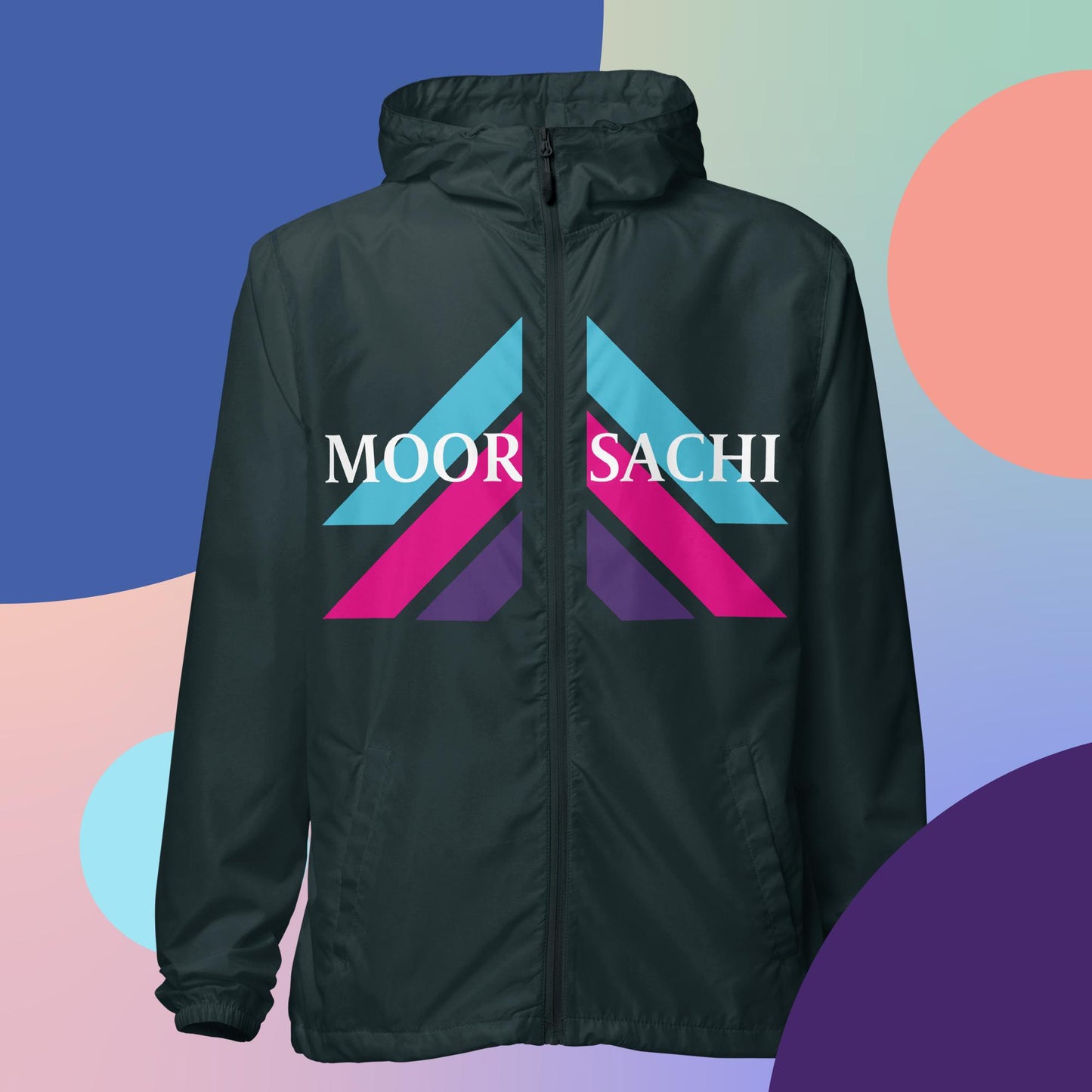 MOORSACHI - Unisex Lightweight ZipUp Windbreaker