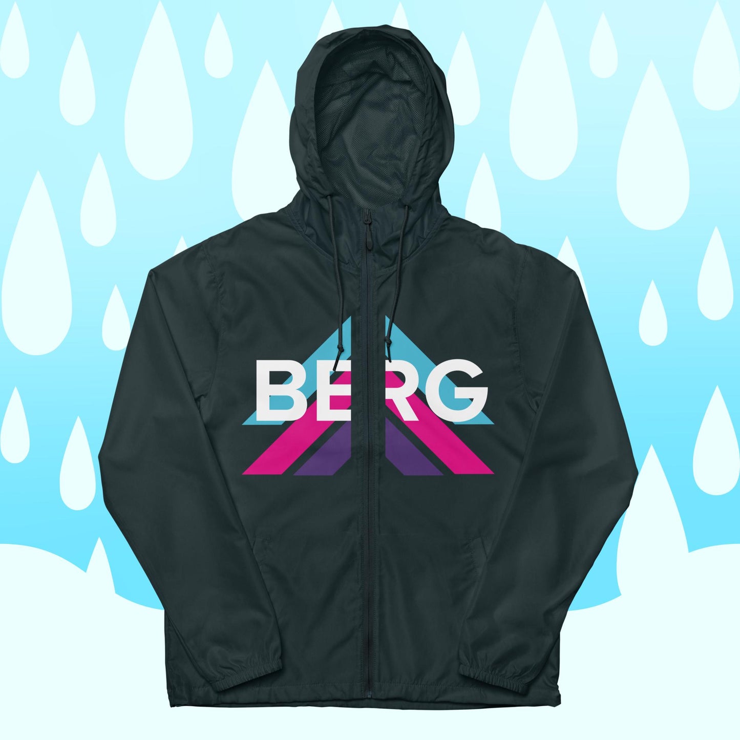 MOORSACHI BERG RAIN PANDA - Unisex Lightweight zip up windbreaker