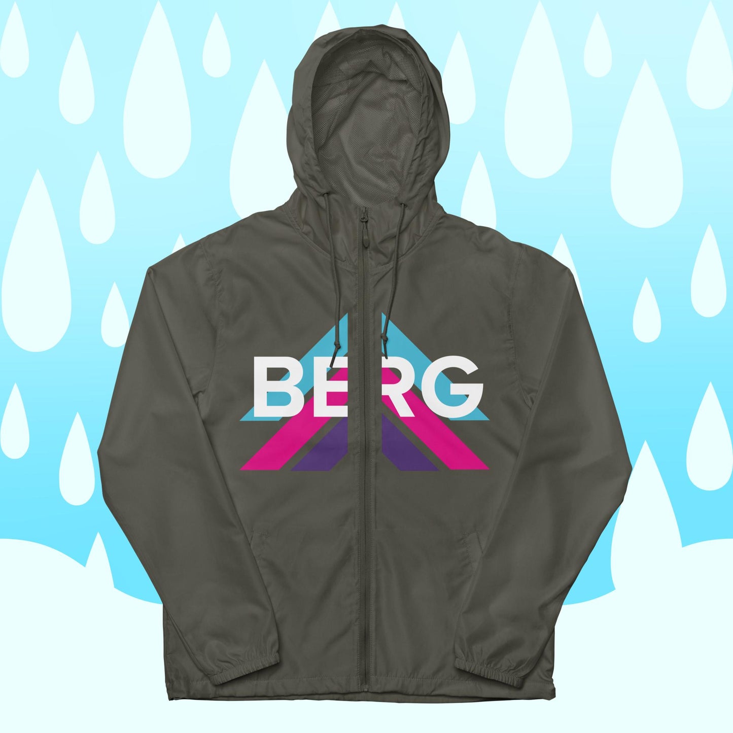 MOORSACHI BERG RAIN PANDA - Unisex Lightweight zip up windbreaker