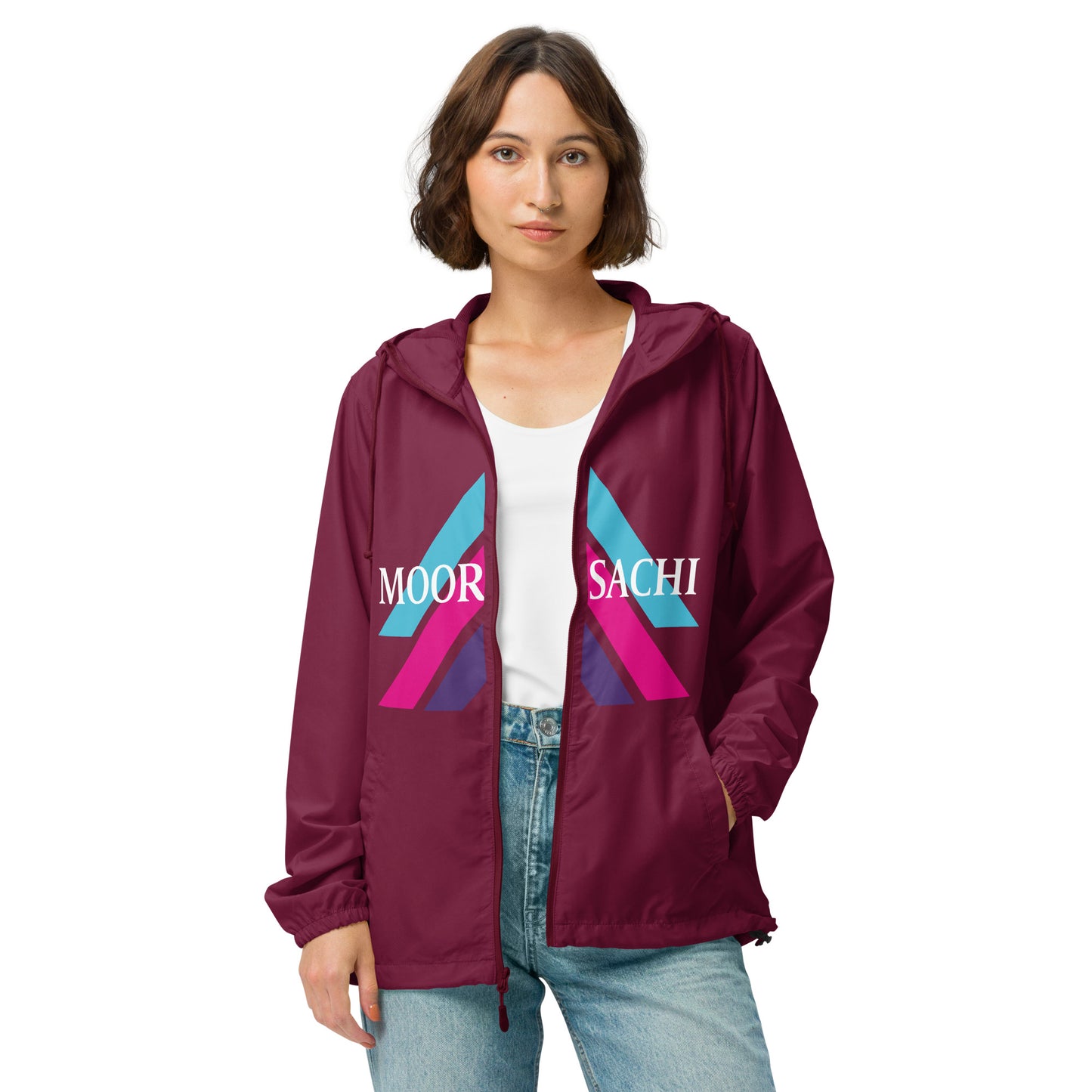 MOORSACHI - Unisex Lightweight ZipUp Windbreaker