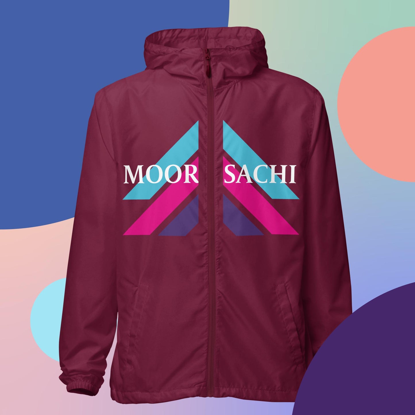 MOORSACHI - Unisex Lightweight ZipUp Windbreaker