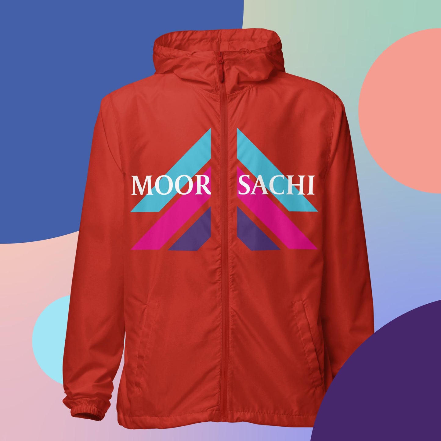 MOORSACHI - Unisex Lightweight ZipUp Windbreaker