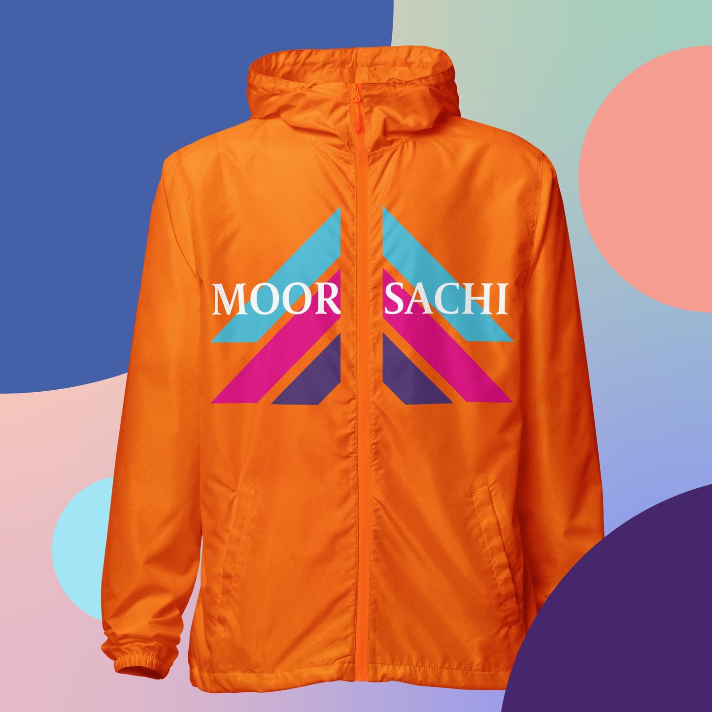 MOORSACHI - Unisex Lightweight ZipUp Windbreaker