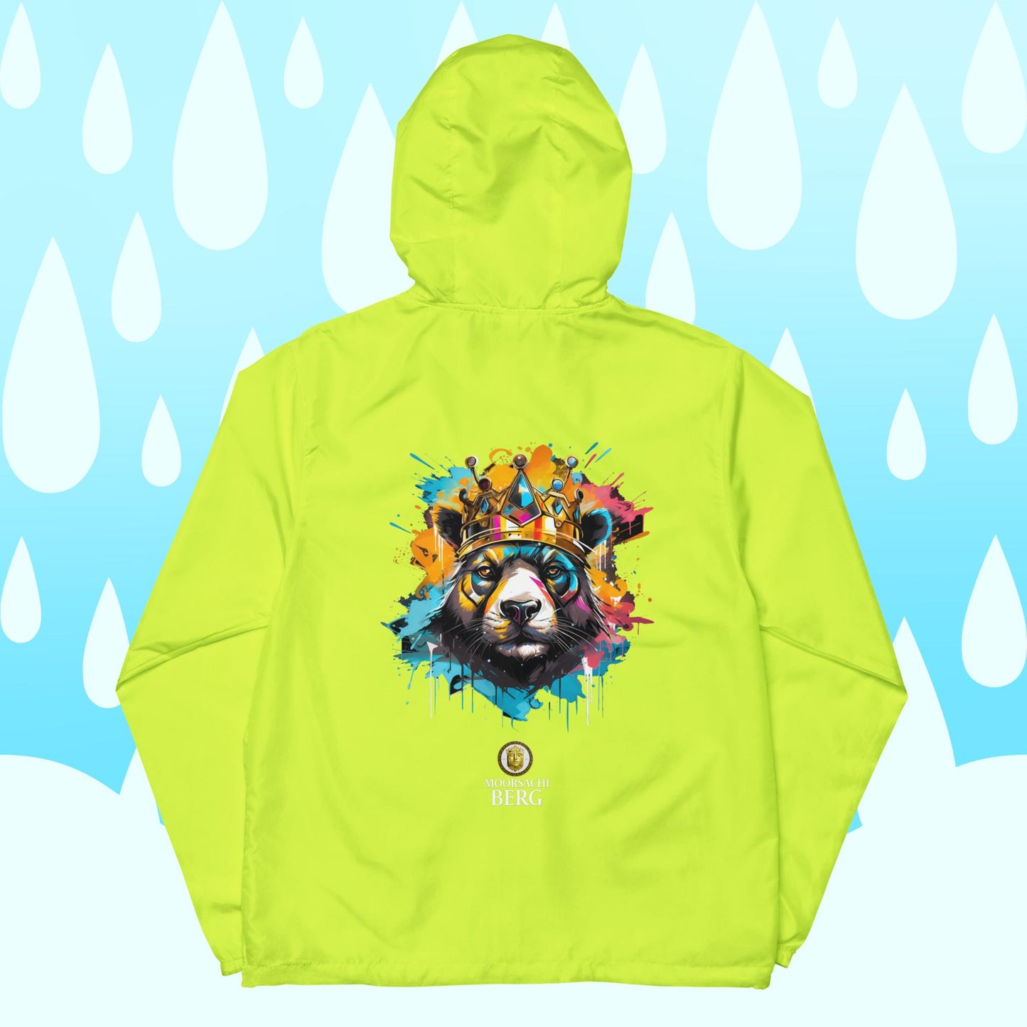MOORSACHI BERG RAIN PANDA - Unisex Lightweight zip up windbreaker