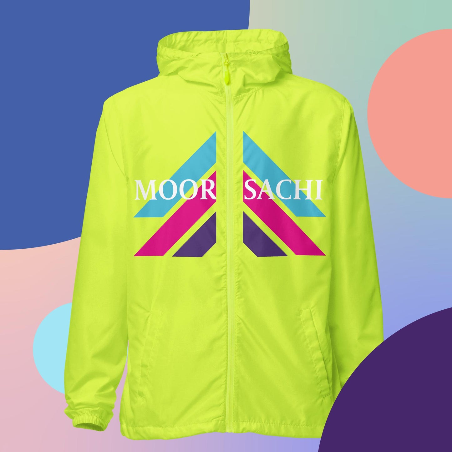 MOORSACHI - Unisex Lightweight ZipUp Windbreaker