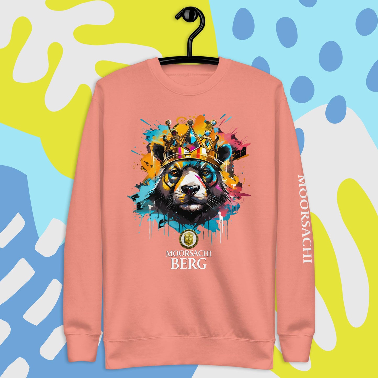 MOORSACHI BERG PANDA IV CROWN - Unisex Premium Sweatshirt