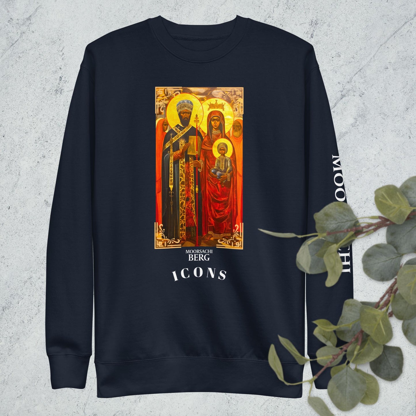 MOORSACHI BERG ICONS: TRINITY - Premium Sweatshirt