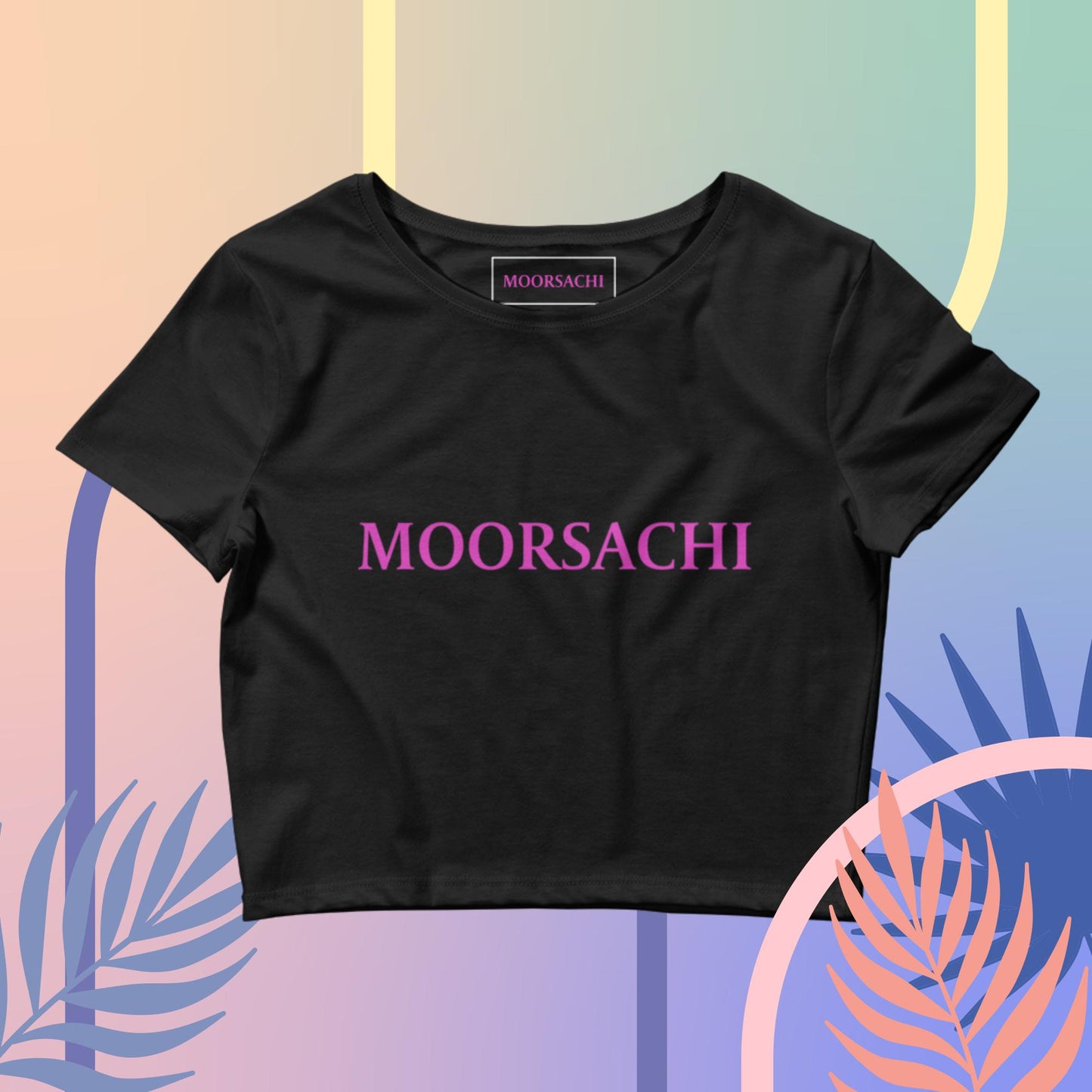 MOORSACHI CHIC - Women’s Crop Tee