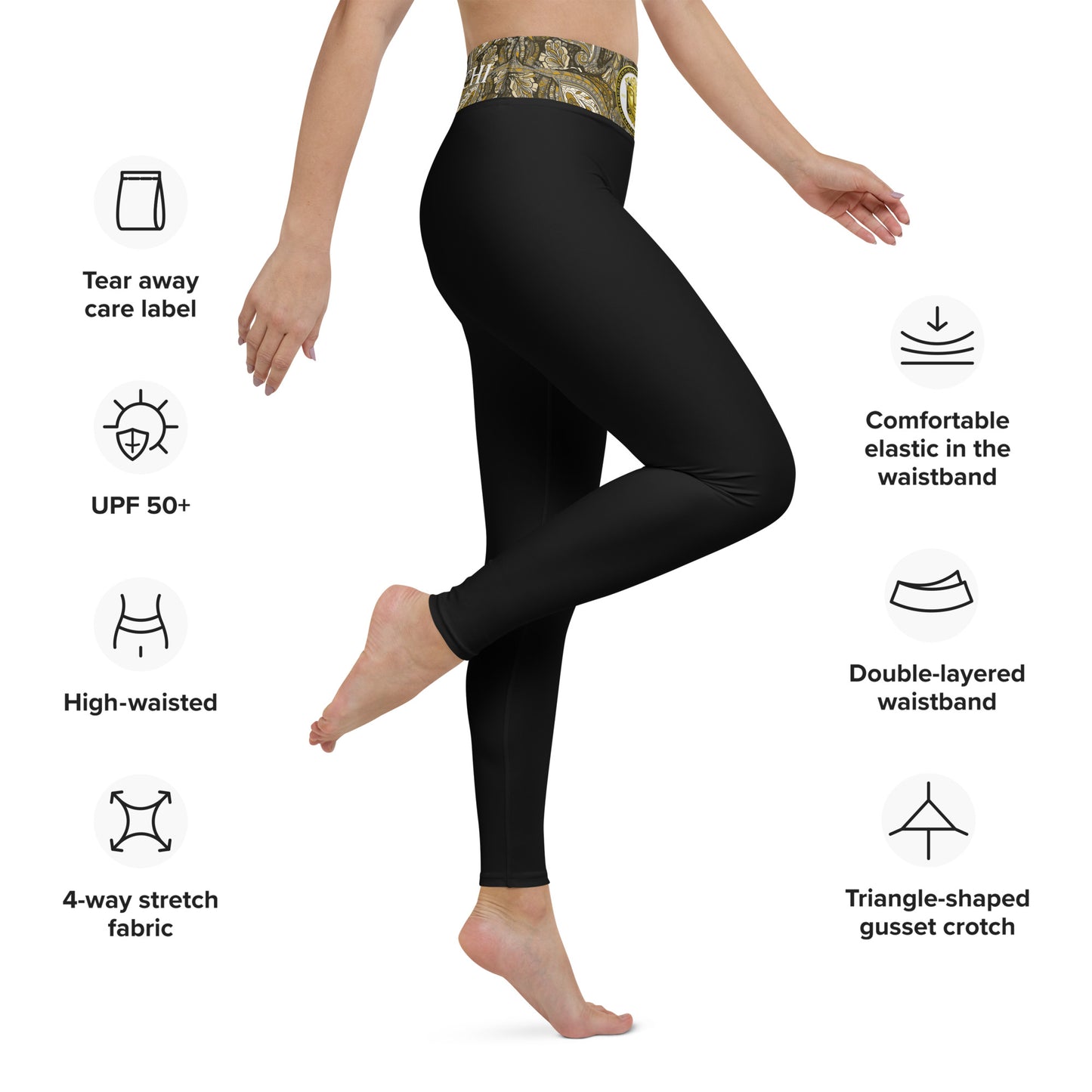 MOORSACHI Yoga Leggings Black II - Limited Ed.