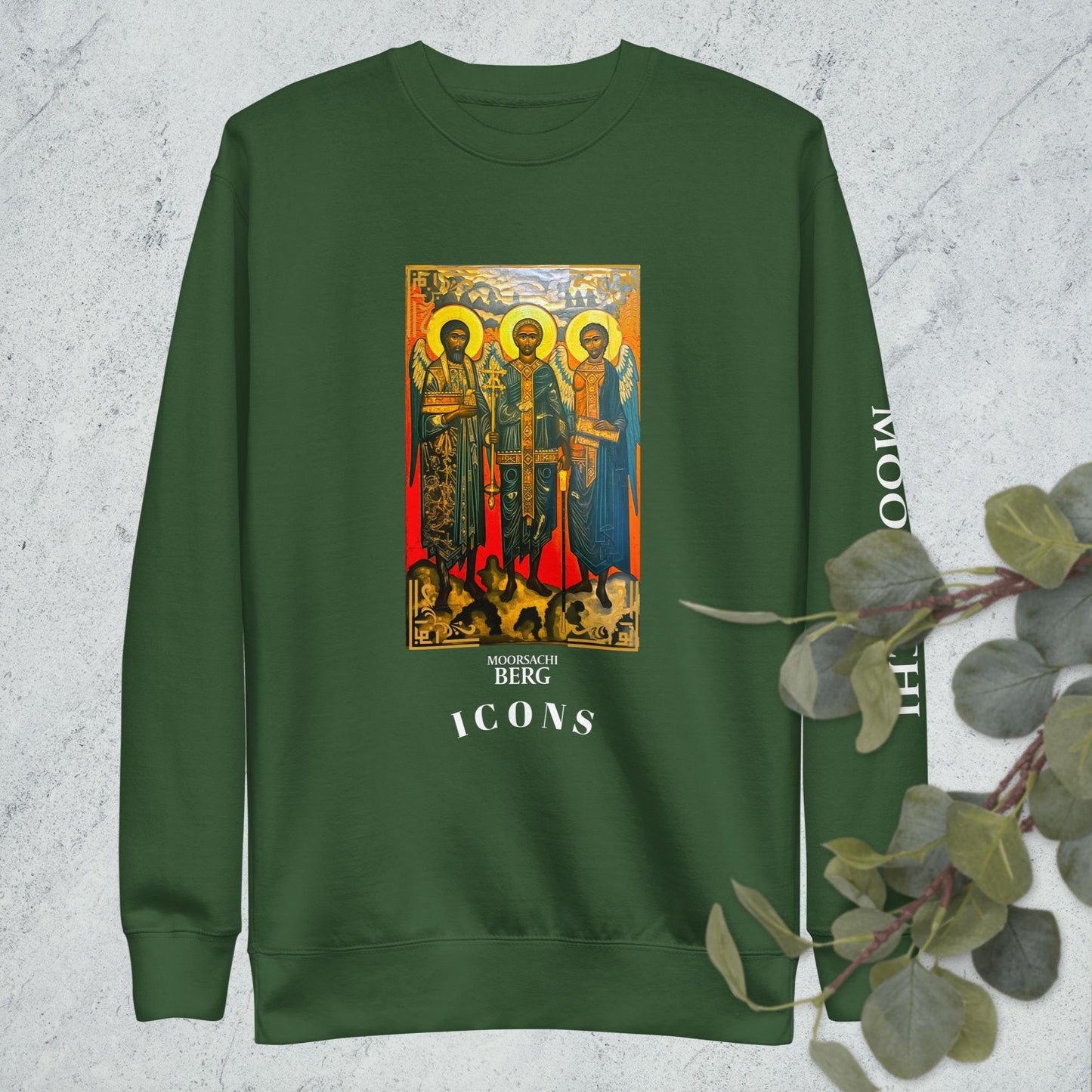 MOORSACHI BERG ICONS: ELOHIM - Premium Sweatshirt